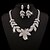 billiga Jewelry Set-Dam Legering Vintage/Party stil