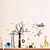 cheap Wall Stickers-Animals / Cartoon Wall Stickers Animal Wall Stickers Decorative Wall Stickers, Vinyl Home Decoration Wall Decal Wall Decoration 1 / Removable