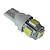 olcso Izzók-10pcs 1 W 70-90 lm 5 LED gyöngyök SMD 5050 Hideg fehér 12 V / 10 db.