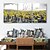 preiswerte Kunstdrucke-E-Home® Leinwand Kunstsonnenblumen dekorative Malerei Set von 3