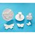 cheap Bakeware-FOUR-C Large Butterfly Plastic Fondant Cake Plunger Cutters,High Quality Cake Decorating Tools Set