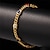 cheap Vip Deal-U7 New Link Chain 18K Chunky Gold Plated Bracelet Bangle SWA Rhinestone for Men Women High Quality 18K Stamp