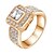preiswerte Ringe-Damen Statement-Ring Kristall Diamantimitate / Aleación Quadratisch / Geometrische Form Hochzeit / Party / Alltag Modeschmuck