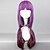 cheap Synthetic Trendy Wigs-Cosplay Costume Wig Synthetic Wig Straight Straight Wig Long Purple Synthetic Hair Women&#039;s Purple