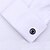baratos Jóias para Homem-Argola Prendedor de Gravada Clipe de gravata Cobre Botões de Punho Homens Preto