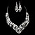 cheap Jewelry Sets-Women&#039;s Alloy/Rhinestone Wedding/Party Jewelry Set