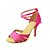 cheap Dance Shoes-Women&#039;s Latin Shoes / Salsa Shoes Satin Buckle Sandal Buckle Customized Heel Customizable Dance Shoes Almond / Nude / Bronze / Leather