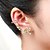 cheap Ear Cuffs-Men&#039;s Women&#039;s Crystal Ear Cuff Climber Earrings Helix Earrings Butterfly Animal Silver Plated Gold Plated Imitation Diamond Earrings Jewelry Golden / Silver For Wedding Party Casual Daily