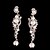 abordables Boucles d&#039;oreilles-Femme Boucles d&#039;oreille goutte Cristal Perle Argent Alliage Gouttes Bijoux