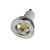 זול נורות תאורה-3 W תאורת ספוט לד 250-300 lm GU10 1 LED חרוזים COB לבן חם לבן קר 220-240 V / חלק 1 / RoHs / CCC