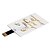 cheap USB Flash Drives-8GB To Be Happy Design Card USB Flash Drive
