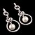 cheap Earrings-Elegant Vintage Silver Crystal and White Pearls Wedding Earring for Wedding Party