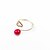 tanie Modne pierścionki-Damskie Obrączka Red Cora Akryl Kryształ górski Stop damska Otwarte Ślub Impreza Biżuteria Serce Miłość Regulowany