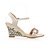 cheap Women&#039;s Shoes-Women&#039;s Shoes Wedge Heel Peep Toe Sandals Shoes with Sparkling Glitter Dress More Colors available