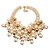 abordables Colliers perles-Colliers Déclaration Femme Perle Effets superposés Perle Balle Large dames Luxe Européen Mode Elégant Bijoux Doré pour Mariage Soirée Occasion spéciale Anniversaire Toutes nos félicitations Cadeau