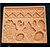 cheap Bakeware-Fashion Silicone Fondant Cake Lace Mold Chocolate Decorating Pat Kitchen Bakeware Cooking Tools (Random Color)