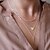 cheap Necklaces-Women&#039;s Statement Necklace Layered Necklace European Simple Style Alloy Golden Silver Necklace Jewelry 1pc For Wedding Party Daily Casual
