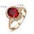 cheap Rings-Women&#039;s Statement Ring Crystal / Synthetic Ruby / Synthetic Diamond 18K Gold Plated / Imitation Diamond / Alloy Four Prongs Ladies / Classic / Birthstones Wedding / Party / Daily Costume Jewelry