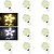 economico Luci LED bi-pin-10 pezzi 3 W Luci LED Bi-pin 500-800 lm G4 15 Perline LED SMD 5730 Bianco caldo Luce fredda 12 V / RoHs