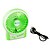 cheap USB Gadgets-Green Color Portable Multifunctional 18650 Battery Fan USB Charge