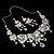 abordables Parures de Bijoux-Ensemble de bijoux Femme Anniversaire / Mariage / Occasion spéciale Parures Alliage / Stras Colliers décoratifs / Boucles d&#039;oreilleArgent
