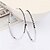 cheap Earrings-Earring Hoop Earrings Jewelry Women Alloy / Rhinestone 1set Black / White