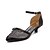 cheap Women&#039;s Heels-Women&#039;s Kitten Heel Buckle Leatherette Spring / Summer Black / Beige / Dress