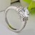 cheap Rings-Women&#039;s Statement Ring White Synthetic Gemstones Zircon Cubic Zirconia Circle Geometric Fashion Wedding Party Daily Casual Sports Costume