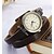 preiswerte Armbanduhren-Damen Armband-Uhr Armbanduhr Quartz Armbanduhren für den Alltag Leder Band Retro Böhmische Modisch Weiß / Blau / Rot - Rot Grün Blau