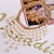 abordables Colliers perles-Colliers Fantaisie Femme Perle Franges Mode Européen Style Simple Écran couleur Colliers Tendance Bijoux pour Soirée