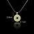 cheap Necklaces-Women&#039;s Pendant Necklace Pearl Resin Gold Plated Circle White Blue Necklace Jewelry For Wedding Party Daily Casual Sports