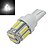 olcso Izzók-1db 3 W 210 lm T10 10 LED gyöngyök SMD 7020 Hideg fehér 12 V / RoHs