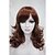 abordables Perruques Synthétiques Sans Bonnet-Perruque Synthétique Ondulé Ondulé Perruque Cheveux Synthétiques Femme Couleur mixte Hivision