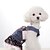 billige Hundetøj-Hund Kjoler Hvalpe tøj Prikker Jeans Cosplay Hundetøj Hvalpe tøj Hund outfits Blå Kostume til Girl and Boy Dog Bomuld XS S M L XL