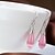cheap Vip Deal-Deal Women&#039;s Opals Droplets Silver Earrings
