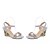 cheap Women&#039;s Shoes-Women&#039;s Shoes Wedge Heel Peep Toe Sandals Shoes with Sparkling Glitter Dress More Colors available