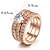 cheap Rings-Women&#039;s Statement Ring / Rings Set / spinning ring Crystal 18K Gold Plated / Imitation Diamond / Alloy Ladies Wedding / Party / Daily Costume Jewelry