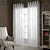 baratos Cortinas Transparentes-cortinas opacas tons painéis de um quarto poliéster de cor sólida em relevo