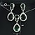 cheap Jewelry Sets-Green Cubic Zirconia Jewelry Set Gold Plated Ladies, Fashion, Elegant Include Green For Party Special Occasion Anniversary Birthday Gift Daily / Earrings / Necklace