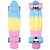 levne Jízda na skateboardu-22 palců křižníky Skateboard PP (polypropylén) Abec-7 Duhová Profesyonel Modrá + růžová