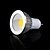 olcso Izzók-5pcs LED szpotlámpák 400 lm GU10 MR16 1 LED gyöngyök COB Meleg fehér Hideg fehér Természetes fehér 85-265 V / 5 db. / RoHs