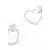 cheap Earrings-Women&#039;s Jewelry Personalized Love Fashion Alloy Heart Jewelry