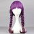 cheap Synthetic Trendy Wigs-Cosplay Costume Wig Synthetic Wig Straight Straight Wig Long Purple Synthetic Hair Women&#039;s Purple