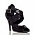 cheap Latin Shoes-Women&#039;s Latin Shoes Satin / Leatherette Sandal Buckle Flared Heel Non Customizable Dance Shoes Black / Blue / Gold