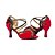 baratos Sapatos de Dança-Sapatos de Dança (Vermelho) - Mulheres - Não Personalizável - Latim