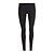 baratos Novo em-Mulheres Leggings de Corrida Atlético Elastano Esporte Camada de base Meia-calça Leggings Ioga Fitness Treino de Ginástica Exercício Respirável Secagem Rápida Permeável á Humidade Sólido Preto