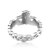 זול Fashion Ring-טבעות אופנתי Party תכשיטים פלדה נשים טבעות רצועה 1pc,מידה אחת One Size כסף