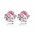 cheap Earrings-Earring Stud Earrings Jewelry Women Alloy / Rhinestone 1set Blue / Pink