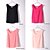 cheap Women&#039;s Blouses &amp; Shirts-Women&#039;s Blue/Pink/Red/White/Black/Green/Orange/Yellow Blouse Sleeveless