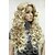 voordelige oudere pruik-blonde pruiken voor vrouwen synthetische pruik krullend krullend pruik lang synthetisch haar 26 inch ombre haar zijscheiding blonde